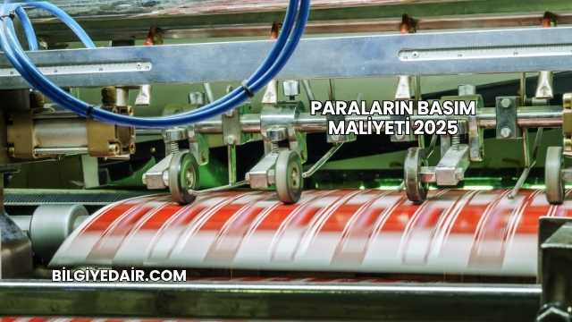 Paraların Basım Maliyeti 2025