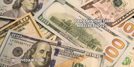 Paranın Üretim Maliyeti 2025