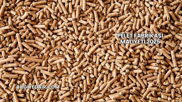 Pelet Fabrikası Maliyeti 2025