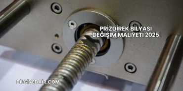 Prizdirek Bilyası Değişim Maliyeti 2025