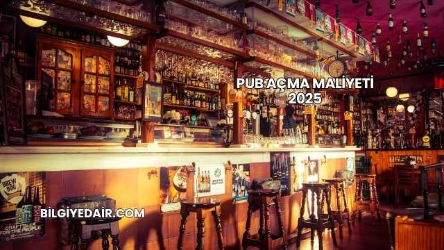 Pub Açma Maliyeti 2025