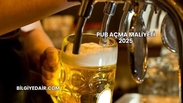Pub Açma Maliyeti 2025