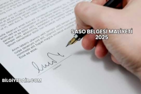SASO Belgesi Maliyeti 2025