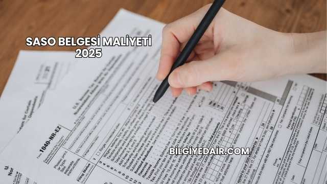 SASO Belgesi Maliyeti 2025