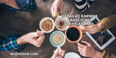 Sabah Aç Karnına Kahve İçmek Zayıflatır mı?