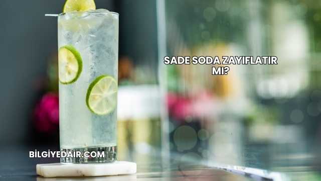 Sade Soda Zayıflatır mı?