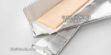 Sakız Çiğnemek Zayıflatır mı?