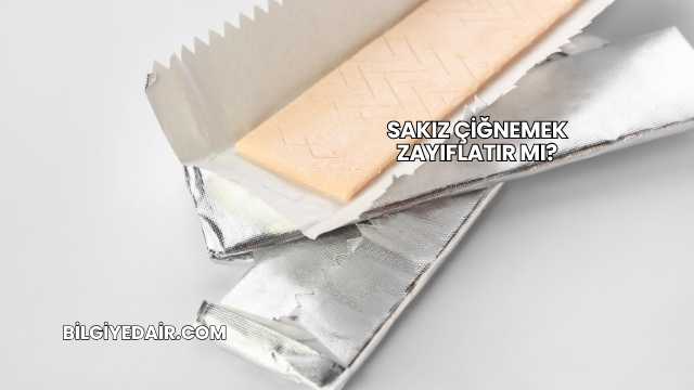 Sakız Çiğnemek Zayıflatır mı?