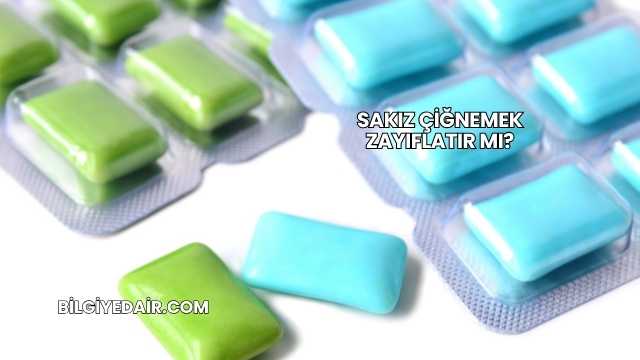 Sakız Çiğnemek Zayıflatır mı?