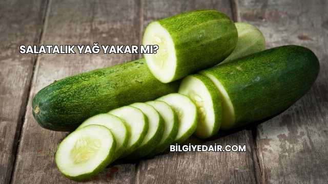 Salatalık Yağ Yakar mı?