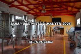 Şarap Üretim Tesisi Maliyeti 2025