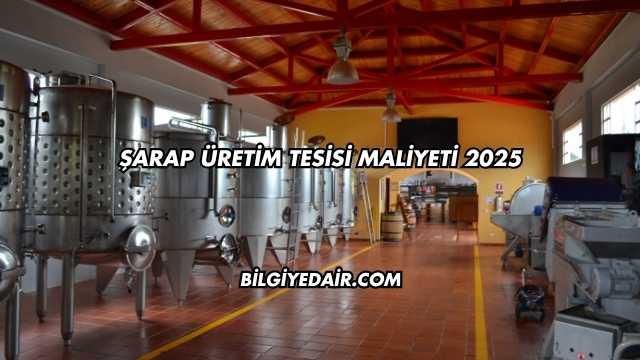Şarap Üretim Tesisi Maliyeti 2025
