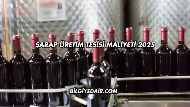 Şarap Üretim Tesisi Maliyeti 2025