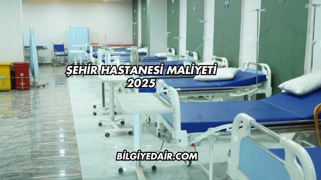Şehir Hastanesi Maliyeti 2025