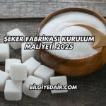 Şeker Fabrikası Kurulum Maliyeti 2025