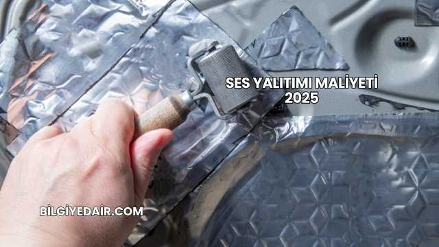 Ses Yalıtımı Maliyeti 2025