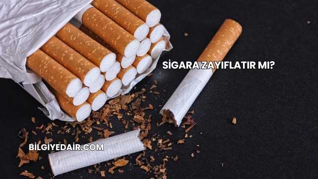 Sigara Zayıflatır mı?