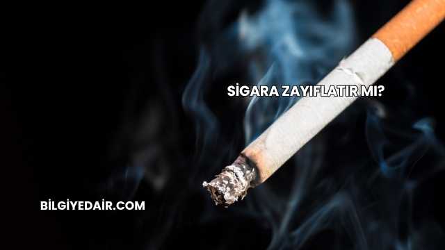 Sigara Zayıflatır mı?