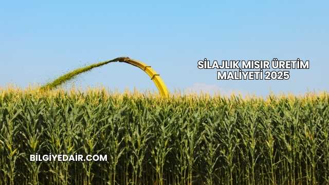 Silajlık Mısır Üretim Maliyeti 2025
