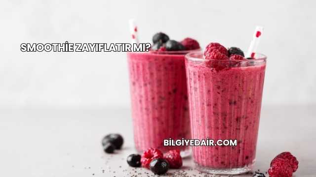 Smoothie Zayıflatır mı?