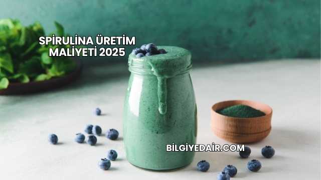 Spirulina Üretim Maliyeti 2025