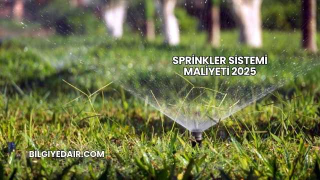 Sprinkler Sistemi Maliyeti 2025