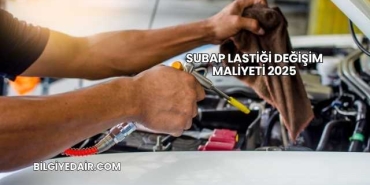 Subap Lastiği Değişim Maliyeti 2025