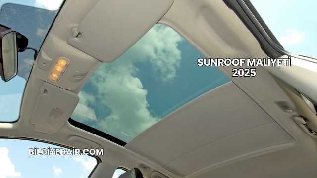 Sunroof Maliyeti 2025