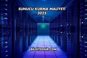 Sunucu Kurma Maliyeti 2025