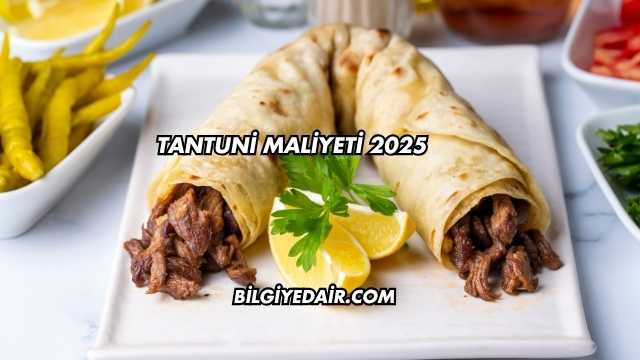 Tantuni Maliyeti 2025