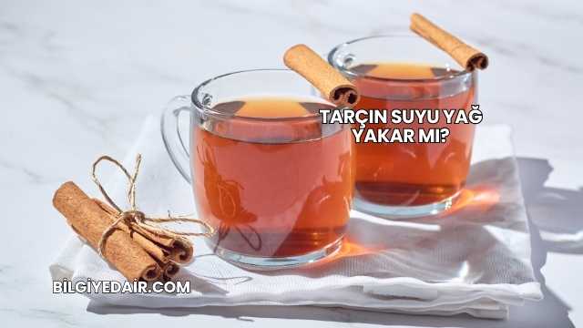 Tarçın Suyu Yağ Yakar mı?