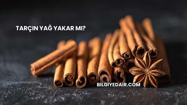 Tarçın Yağ Yakar mı?