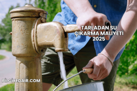 Tarladan Su Çıkarma Maliyeti 2025