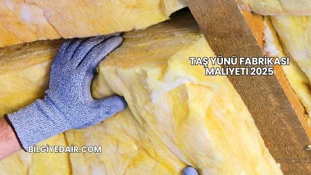 Taş Yünü Fabrikası Maliyeti 2025