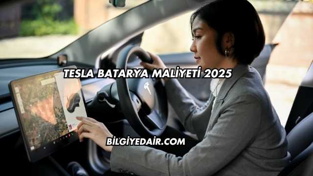Tesla Batarya Maliyeti 2025