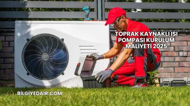 Toprak Kaynaklı Isı Pompası Kurulum Maliyeti 2025
