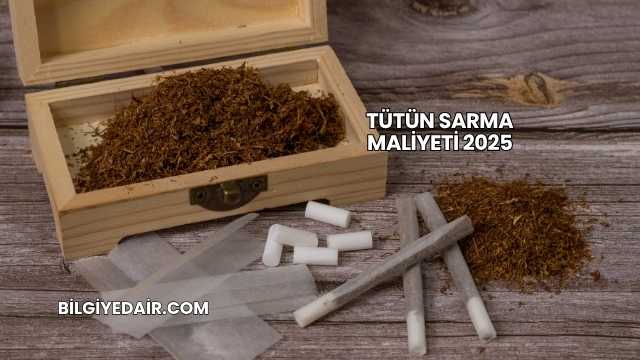 Tütün Sarma Maliyeti 2025