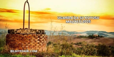 Uganda'da Su Kuyusu Maliyeti 2025