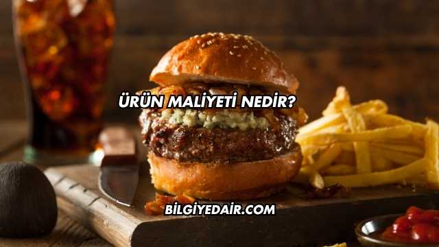 Ürün Maliyeti Nedir?