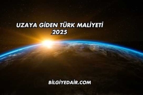 Uzaya Giden Türk Maliyeti 2025