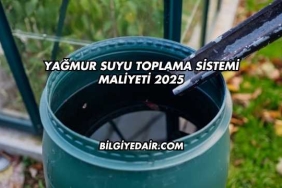 Yağmur Suyu Toplama Sistemi Maliyeti 2025