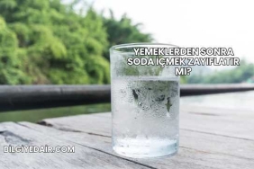 Yemeklerden Sonra Soda İçmek Zayıflatır mı?