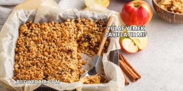 Yulaf Yemek Zayıflatır mı?