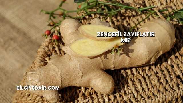 Zencefil Zayıflatır mı?