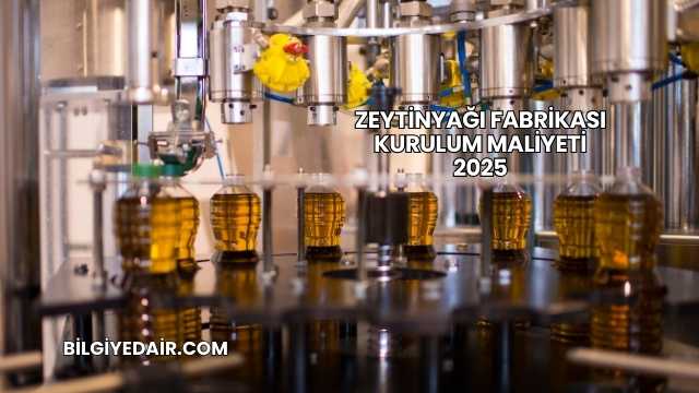 Zeytinyağı Fabrikası Kurulum Maliyeti 2025