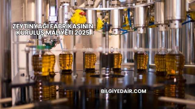 Zeytinyağı Fabrikasının Kuruluş Maliyeti 2025