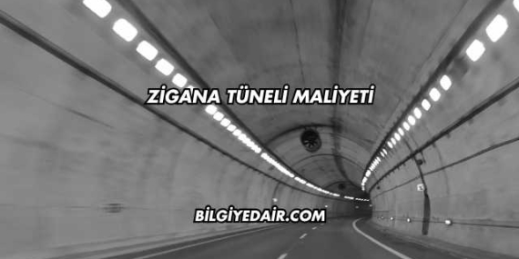 Zigana Tüneli Maliyeti