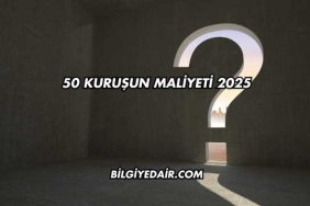 50 kuruşun maliyeti 2025