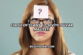 Clash of Clans 12 Seviye Duvar Maliyeti