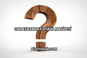 Galatasaray Stadı Maliyeti